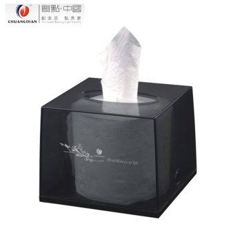 创点·中国 台面式 挂墙式双用纸巾盒 擦手纸盒 酒店用品CD-8697 CD-8697B