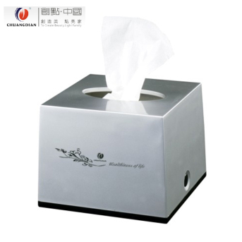 创点·中国 台面式 挂墙式双用纸巾盒 擦手纸盒 酒店用品CD-8697 CD-8697C
