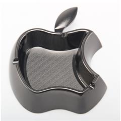 新品 苹果烟灰缸 创意 送礼 家居摆设 不锈钢 时尚烟缸 高档 黑色